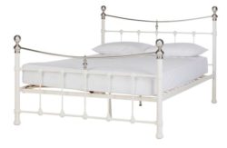 Collection Jayna Double Bed Frame - Ivory.